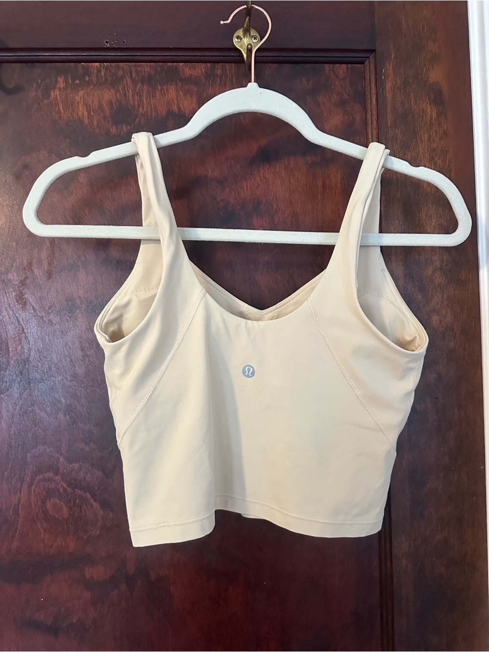 lululemon Butter Yellow Crop Tank Top